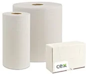 Rola lavete industriale CEX SOFT, alb, 150 buc rola, 65g m2