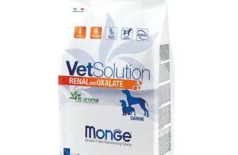 MONGE VETSOLUTION Renal & Oxalate, XS-XL, Pui, dietă veterinară, hrană uscată fără cereale câini, sistem renal, 2kg