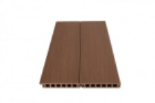 Placa deck terasa WPC PREMIUM  tip pardoseala/dusumea WPC  placa co extrudata  145x22mm  maro lemn  model No Gap – Decolandia.ro