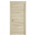 Usa Interior din MDF Novo Doors NDM02 LUX PREMIUM, Cadru din Lemn Masiv, KIT COMPLET, Toc Reglabil de 10 CM INCLUS, Plinta pe Ambele Parti (Culoare: Crem, Dimensiune: 80 cm, Maner: Patrat negru inchidere magnetica, Toc: Reglabil 10 cm) – Novodoors.ro