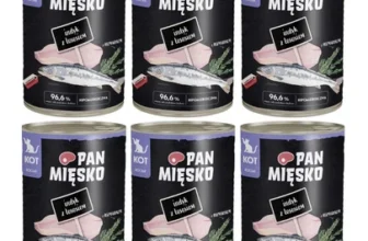 PAN MIĘSKO hrană umedă pisoi 6×400 g curcan și somon