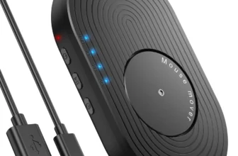 Mouse Jiggler HASEPE, Mecanic Cu Timer, Mouse Mover Fizic Fara Driver, Mouse Shaker Cu Miscare Aleatorie, Dispozitiv Ultra Silent Pentru PC Si Laptop,