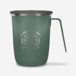 Cană de camping 0,5l din oțel inoxidabil verde