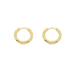 Cercei Placati cu Aur Classic Round Hoops