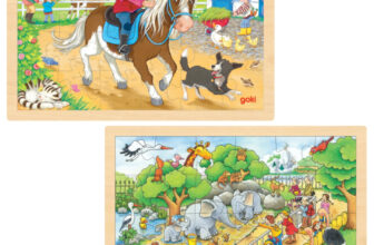 Puzzle Goki Pony Farm & Visit At The Zoo 2 X 24pc (1240272/1240280)