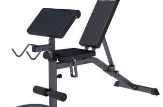 Bancă înclinată reglabilă Scott Alb/Negru Gorilla Sports