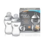 Tommee Tippee Biberon Closer to Nature, 340ml, 0luni+, 2 bucati