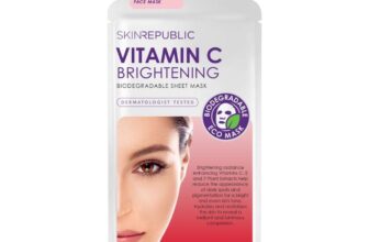 Masca servetel iluminatoare cu Vitamina C, 25ml, Skin Republic