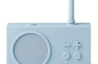 Radio portabil Lexon Tykho 3, Putere difizor 3W, FM, Bluetooth, Autonomie 20h, Light Blue