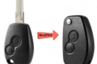 Carcasa cheie auto Techstar, transformatoare tip briceag, cu 2 butoane si lama VAC102, compatibila Dacia Logan, Renault Trafic – aftermarket – Techstar.ro