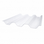 Placa policarbonat trapez Polyplast Puls 76/18, transparent, grosime 1 mm, 2000 x 1060 mm – MatHaus.ro