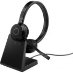 Sistem Evolve 65 TE – USB-A UC Stereo, Headset (Stereo, USB-A, Bluetooth, UC, with charging station) – ITGalaxy.ro