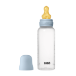 BIBS – Set complet biberon anticolici PP fara BPA, 270 ml, Latex, Baby Blue