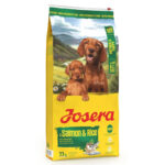 Hrana uscata pentru caini Josera Mother & Puppy, Somon & orez, 12,5 kg
