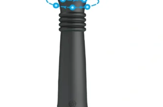 Vibrator Stellan, 4 Moduri Impingere, 4 Moduri Rotatii, Silicon, USB, Negru, 19.1 cm