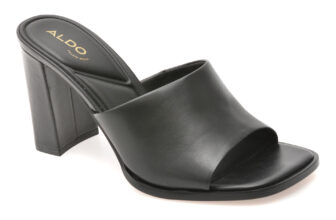 Papuci eleganti ALDO negri, RE-SOPHIA 001, din piele naturala