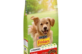 Hrana uscata pentru caini Friskies Active, Vita 2.4kg