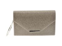 Geanta ALDO argintie, WELTER 042, din material textil