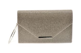 Geanta ALDO argintie, WELTER 042, din material textil