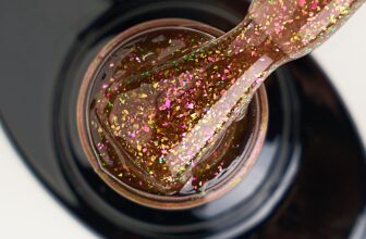 Colorful Rubber Base Kievskaya CF26 TPO Free | Bază rubber cu sclipici auriu roz