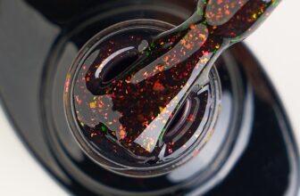 Colorful Rubber Base Kievskaya CF28 TPO Free | Bază rubber cu sclipici cupru-verde