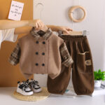 Compleu 3 piese Maro Baieti Ruben – 3-4 ani