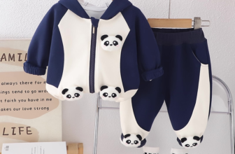 Trening Albastru Copii Ursulet Panda – 4-5 ani