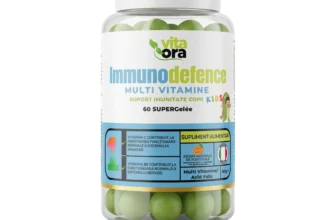 Complex de Vitamine pentru Imunitate Copii – Complex de Vitamine pentru Copii Puternici și Sănătoși – Tehnologie SuperGelée Vita Ora 1 Cutie