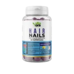 Hair & Nails cu Biotină, Zinc, Extracte de Mei și Coada Calului – Pentru Unghii și Păr Puternice și Sănătoase – Tehnologie SuperGelée Vita Ora 1 C