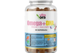 Omega și DHA Copii – Susține Dezvoltarea Creierului și Concentrarea – Tehnologie SuperGelée Vita Ora 1 Cutie