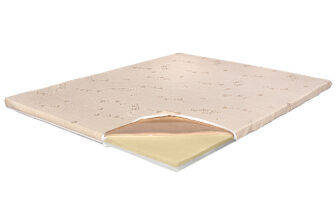 Topper Saltea Memory 3+3 Bio Bumbac, 160 x 200 cm