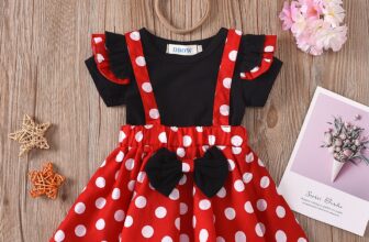 Set Fetițe Roșu Cu Buline – 18-24 luni