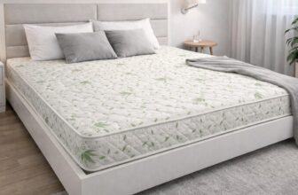 Saltea cu arcuri Somnia Aloe Vera 180×200, inaltime 20 cm, ortopedica, husa matlasata, doua fete, duritate medie