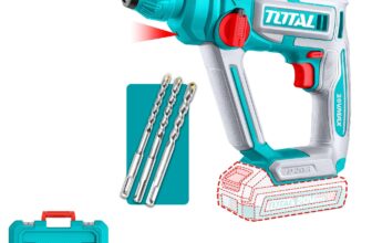 Ciocan rotopercutor TOTAL 20V, 1.5J, SDS Plus, 16 mm beton, acumulator 2.0Ah si incarcator incluse