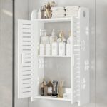 Dulap de perete pentru baie, 34 x 14 x 62 cm​, Alb