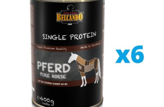 BELCANDO Single Protein hrana umeda pentru caini, cu carne de cal 6×400 g