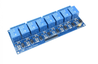 Modul releu 8 canale cu optocuplor, 5V Low Level