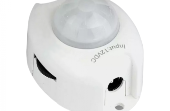 Senzor de miscare PIR, crepuscular, 12V DC