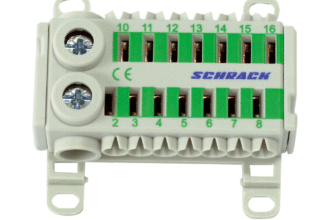 Clema cu conexiune rapida, Cu, 1 pol, 2×25 mmp, 14×4 mmp, verde, SCHRACK IK021079