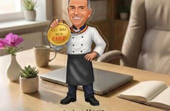 Caricatura pentru Chef – Statueta Personalizata tip Trofeu