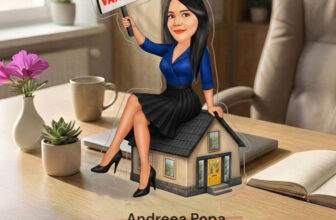 Caricatura pentru Agent Imobiliar – Statueta Personalizata tip Trofeu