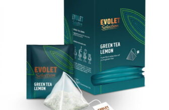 Evolet Selection Green Tea Lemon ceai piramida 25 buc
