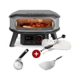 Starter pack electric Cozze PREMIUM 34 cm – usita si piatra de pizza, termometru digital – inclusiv scut termic