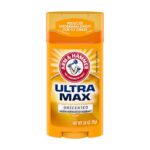 Deodorant solid, Arm & Hammer, UltraMax Unscented, Antiperspirant, Control transpirație, Fără parfum, 73 g