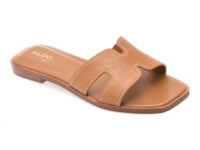 Papuci ALDO maro, ITSANDAL 210, din piele naturala