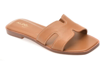 Papuci ALDO maro, ITSANDAL 210, din piele naturala