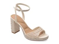 Sandale elegante ALDO albe, ALLURING 110, din piele ecologica