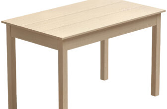 HOMCOM Masă de sufragerie design modern bicolor cu blat mare pentru 4-6 persoane în lemn dim. 119L x 70l x 75H cm | Aosom Romania