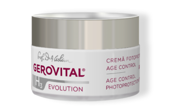 Cremă Fotoprotecție Age Control și Efect Antirid Spf 50, Gerovital H3 Evolution, 50 Ml