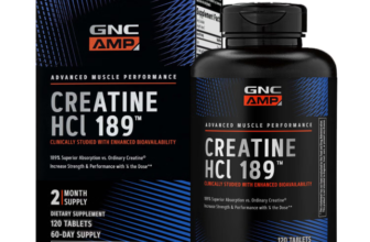 Gnc Amp Creatine Hcl 189, Creatina Hidroclorid Cu Administrare Si Absorbtie Rapida, 120 Tb